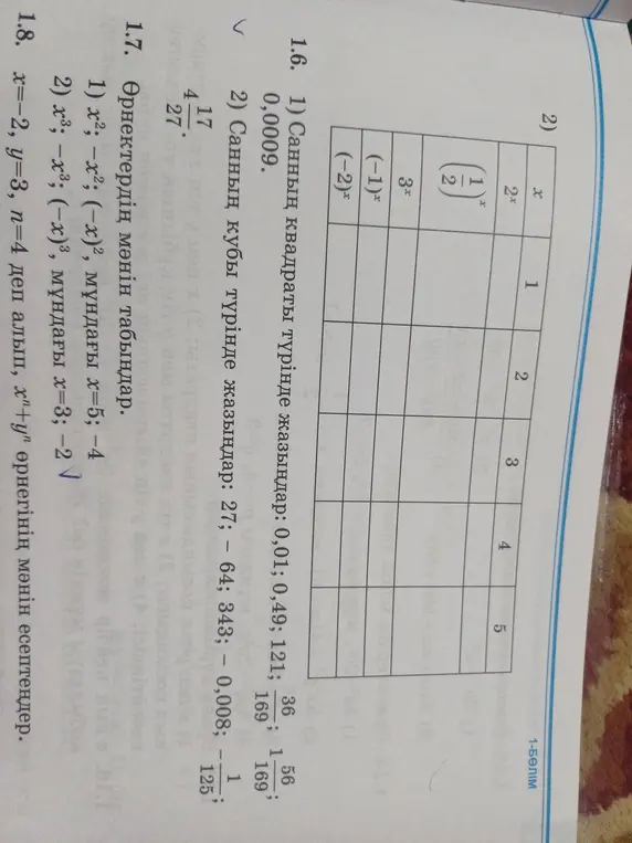 Можешь ли ты помочь решить задания 2, 1.6.1, 1.6.2, 1.7.1, 1.7.2, 1.8?