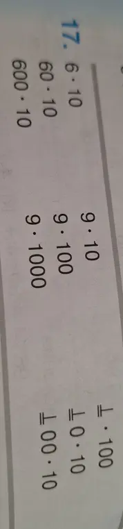 Помоги мне решить примеры на умножение чисел на 10, 100 и 1000