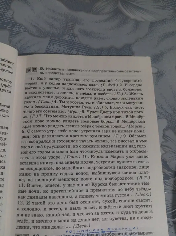 Ты просишь найти в предложениях изобразительно-выразительные средства языка