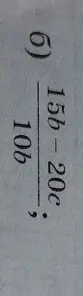 Можешь ли ты упростить выражение (15b)/(10b) - 20c?