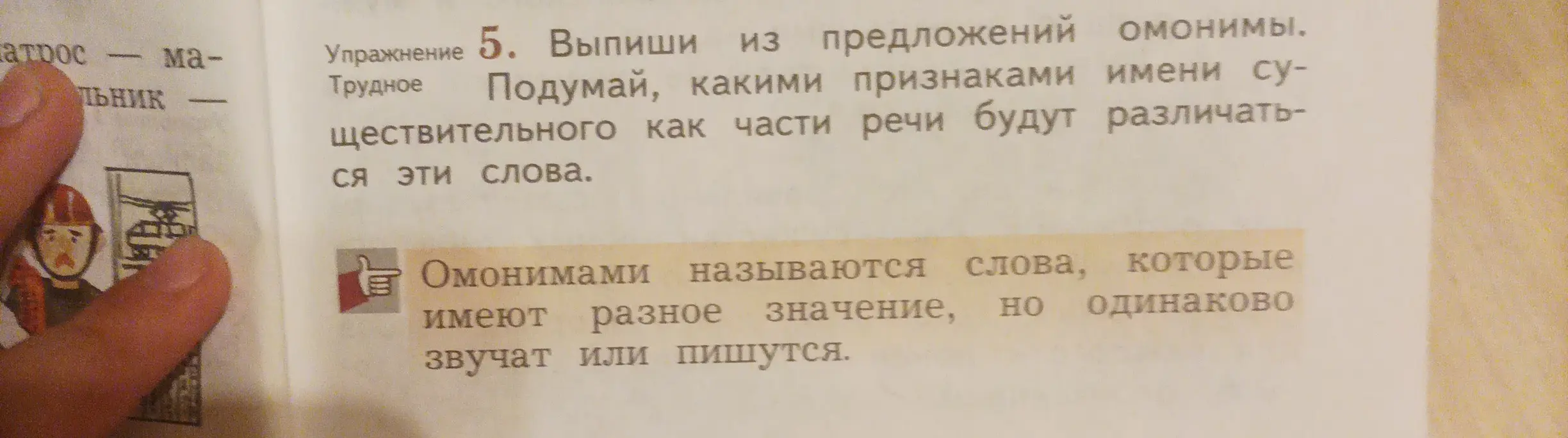 Выпиши из предложений омонимы.