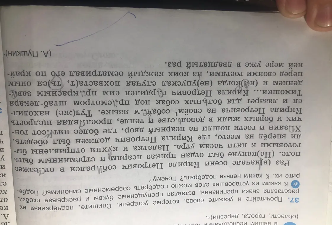 Предложи современные синонимы к устаревшим словам в тексте и выполни синтаксический разбор предложения.