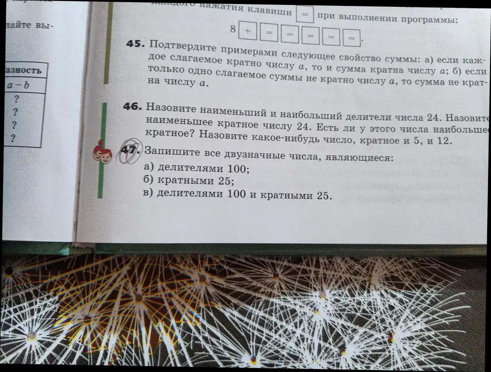 Запиши все двузначные числа, являющиеся делителями 100