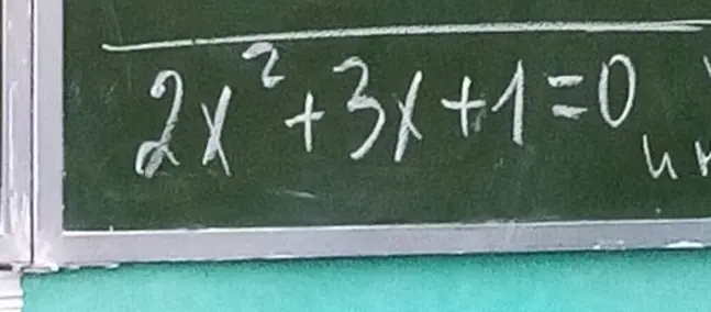 Можешь решить уравнение 2x² + 3x + 1 = 0?