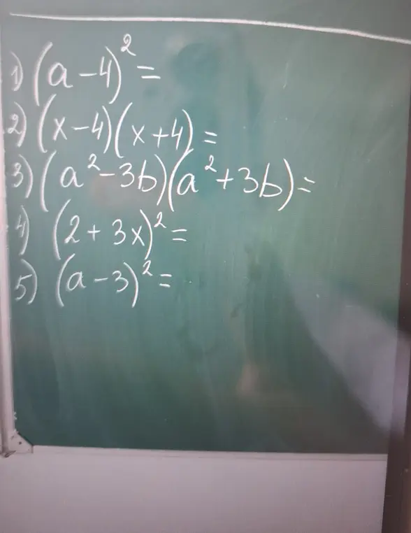 Реши пример (a-4)²=