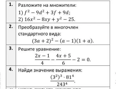 Можешь разложить на множители f² - 9d² + 3f + 9d?