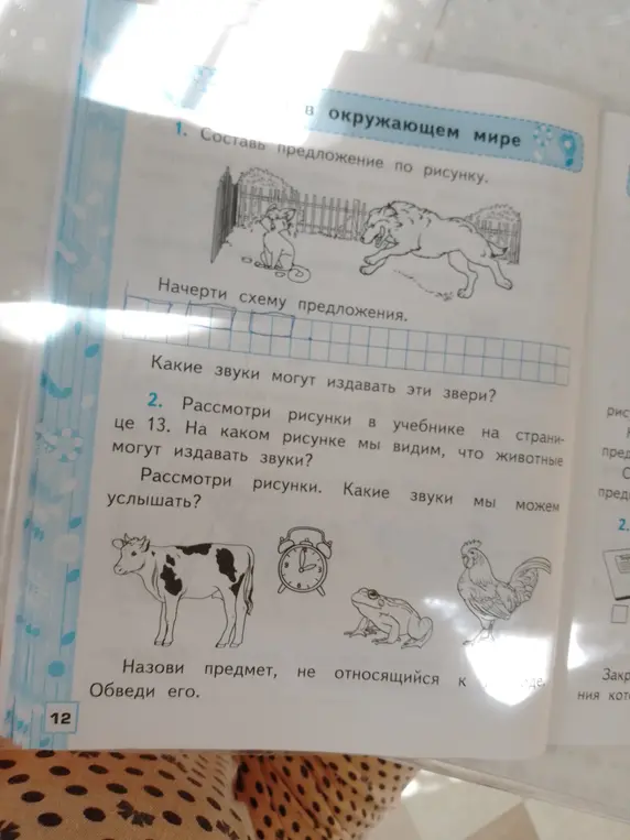 Ты просишь составить предложение по рисунку, начертить схему предложения и назвать предмет, не относящийся к природе.