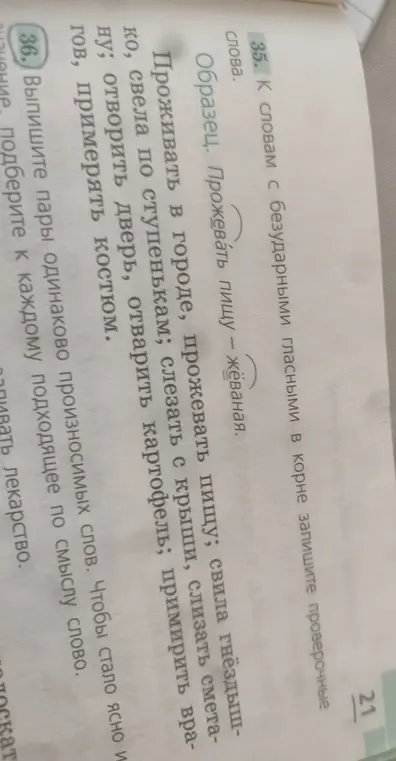 Ты просишь подобрать проверочные слова к словам с безударными гласными в корне и объяснить, как различать омофоны.
