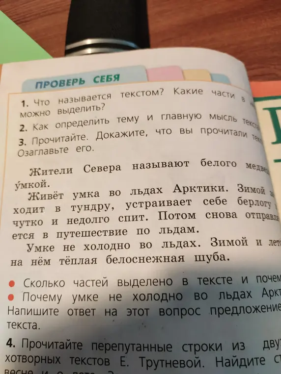 Можешь ли ты ответить на вопросы к тексту про белого медведя Умку?