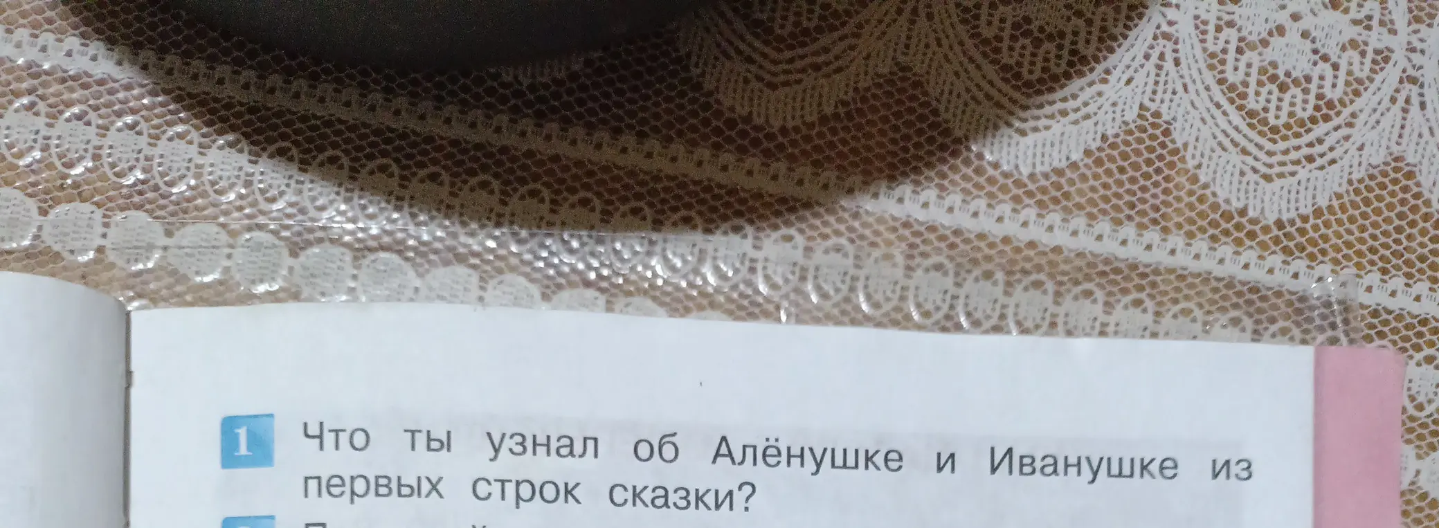 Что ты узнал об Алёнушке и Иванушке из первых строк сказки?