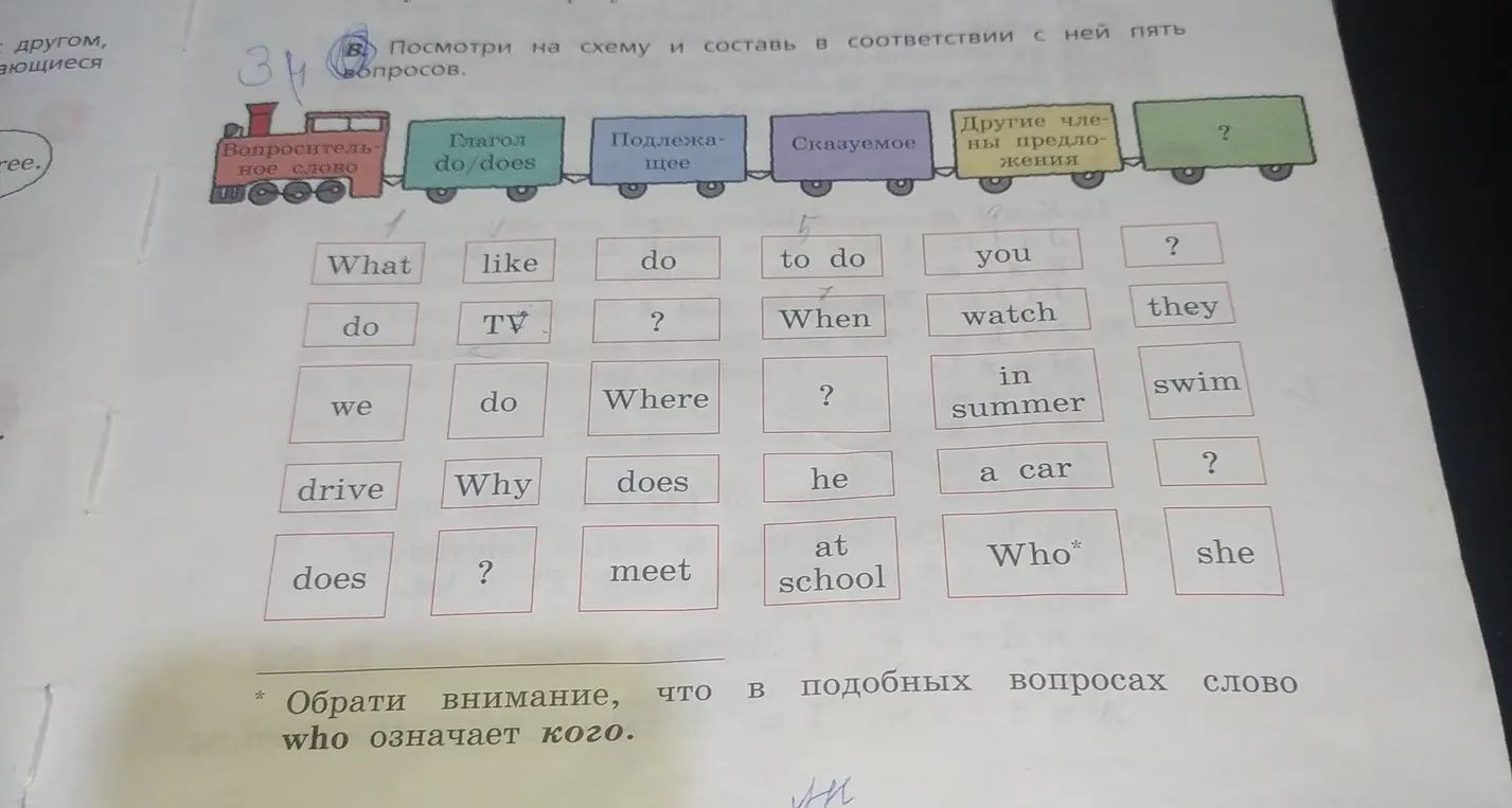 Ты просишь составить пять вопросов по схеме на картинке