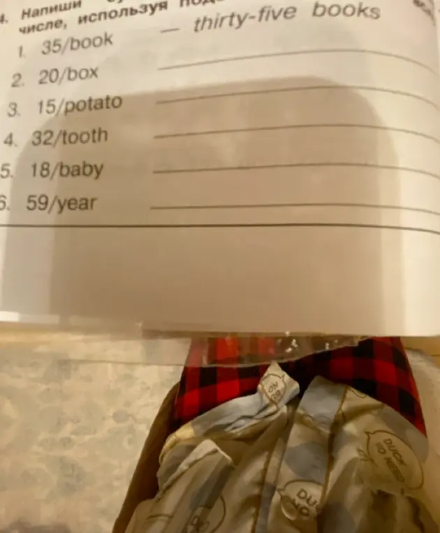 Напиши число, используя 35 book