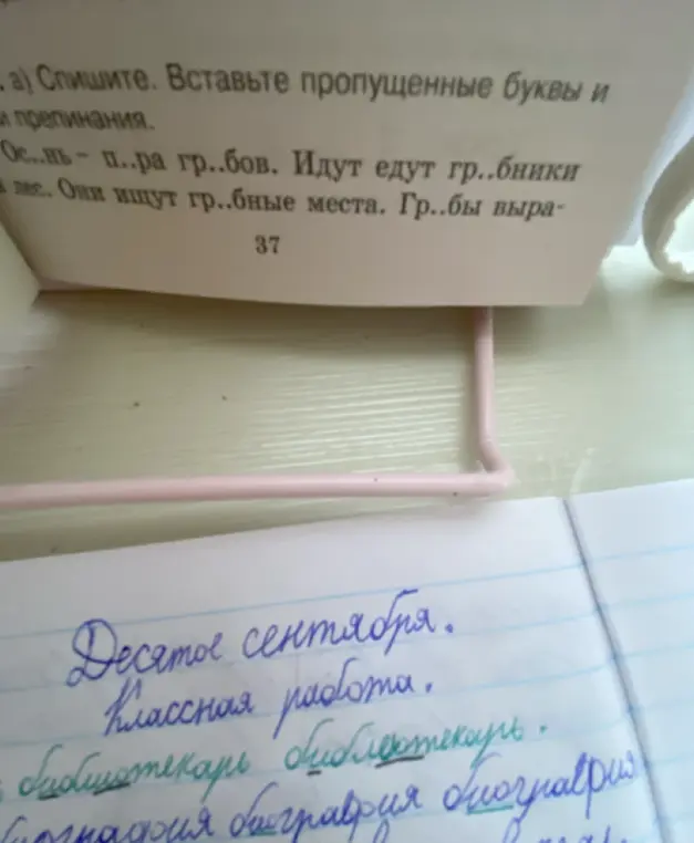 Выполни списывание, вставь пропущенные буквы и знаки препинания в упражнении 32 на странице 37 в учебнике русского языка для 4 класса