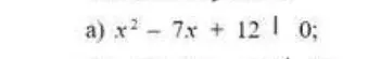 Можешь помочь решить квадратное уравнение x² - 7x + 12 = 0?