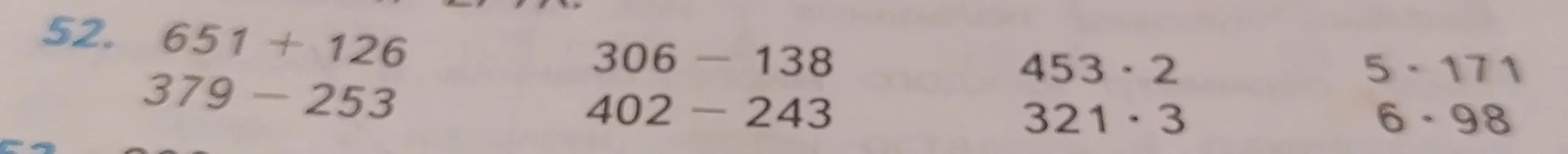 Помоги решить примеры: 651 + 126