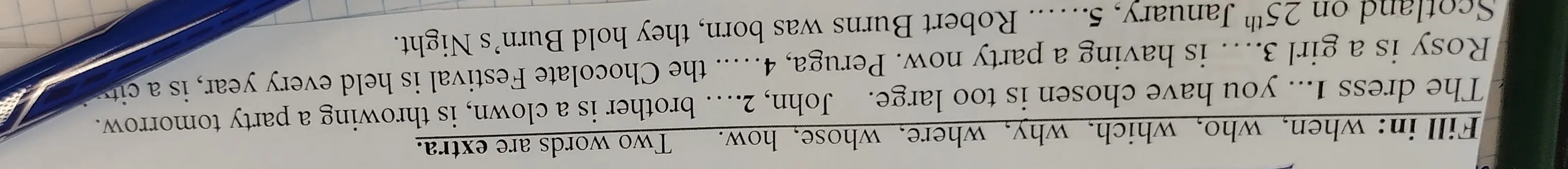 Помоги заполнить пропуски словами: when, who, which, why, where, whose, how