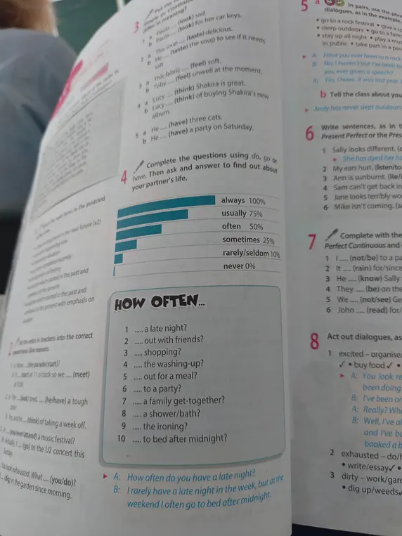 Составь вопросы, используя do, go или have