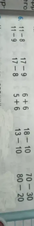 Вычисли значения выражений: 11-8