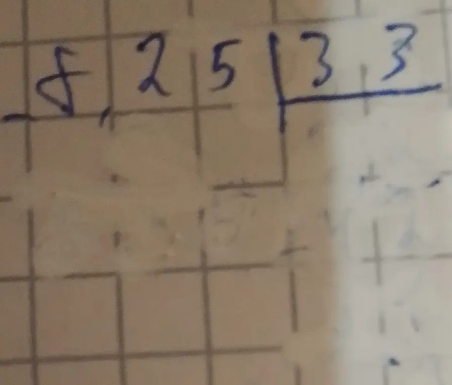 Можешь разделить столбиком 425 на 3,3?