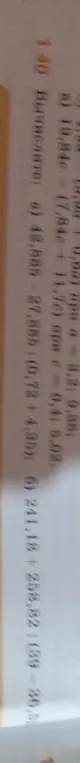 Ты просишь вычислить значения выражений 10,84c = (7,840 + 11,76) при c = 0,4; 5,02; 42,885-27,885 : (0,72 + 4,35); 241,18 + 258,82: (39-36,5