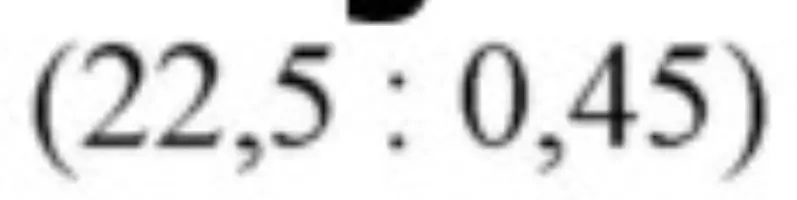 Как решить деление 22,5 на 0,45