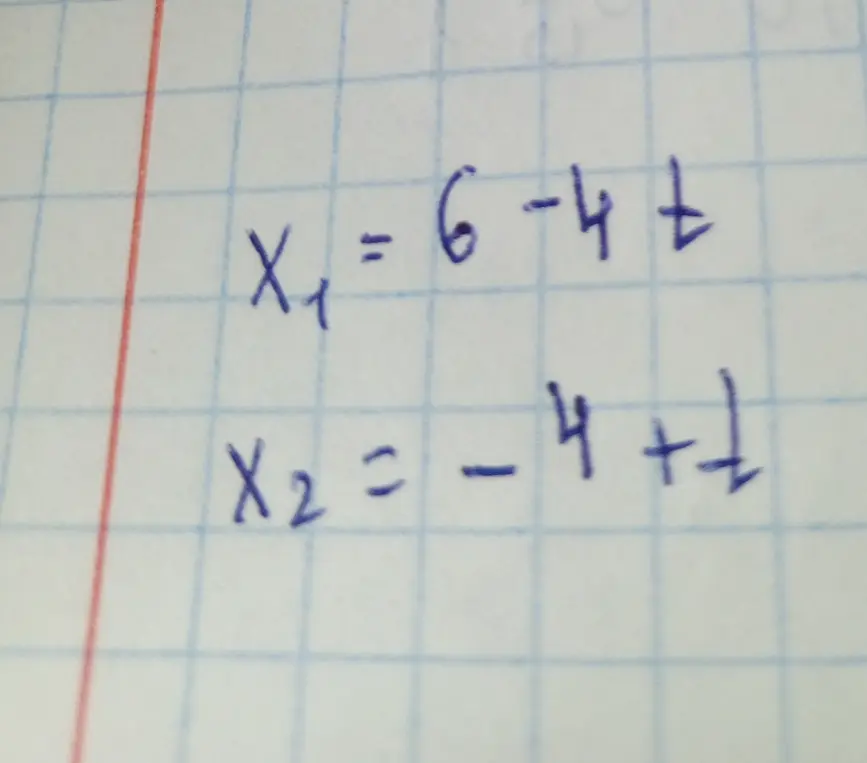 Построй график движения тел x1 = 6 - 4t и x2 = -4 + t, найди время и место их встречи.