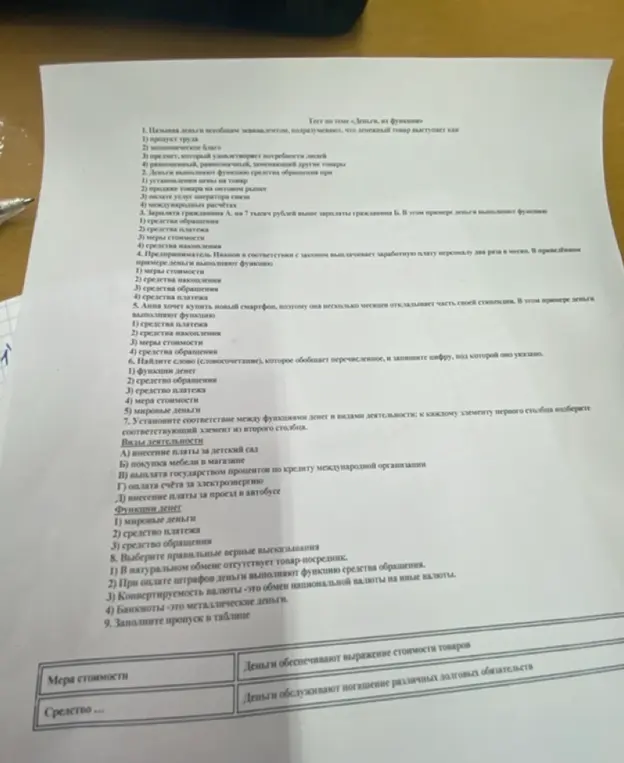 Можешь помочь мне ответить на вопросы теста по теме «Деньги, их функции»? Например, в первом задании нужно определить, что подразумевается, когда деньги называют всеобщим эквивалентом.