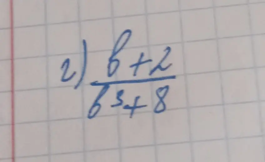 Помоги упростить выражение (b+2)/(b^3+8)