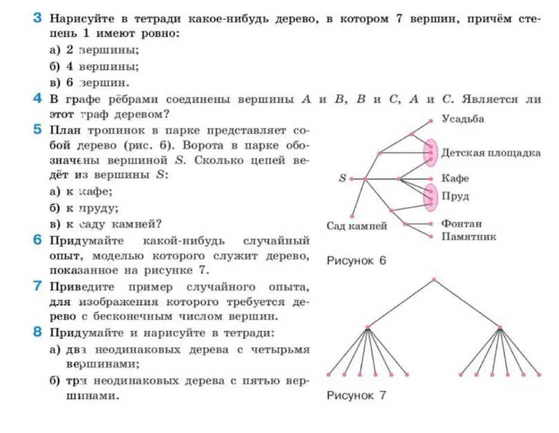 Является ли граф деревом, если ребрами соединены вершины А и В, В и С, А и С?