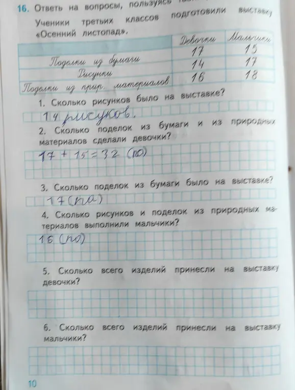 Ты просишь меня ответить на вопросы по тексту из изображения: Сколько рисунков было на выставке?