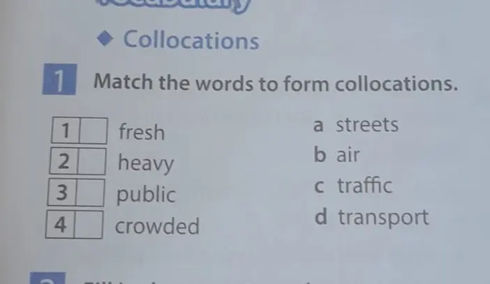 Составь словосочетания, используя слова из задания №1