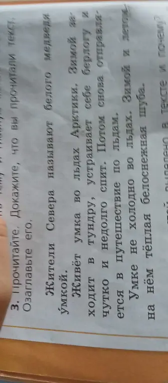 Предложи озаглавить текст и докажи, что ты его прочитал