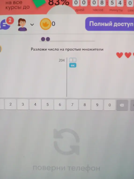 Разложи число 204 на простые множители