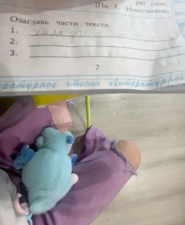 Прочитай текст и озаглавь первую часть текста.