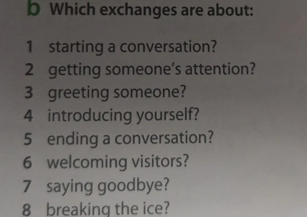 Определи, о чём могут быть фразы на английском языке: starting a conversation?