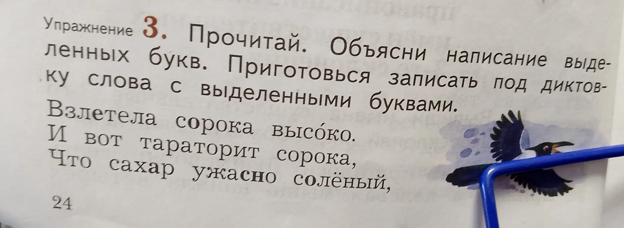 Объясни, почему выделенные буквы в словах упражнения 3 пишутся именно так
