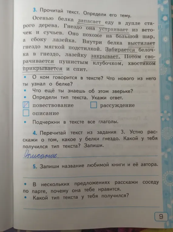 Прочитай текст и определи его тему.