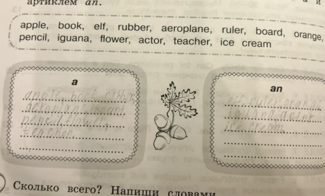 Сколько всего слов на картинке?