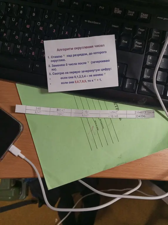 Объясни, как округлять числа