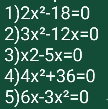 Реши уравнение 2x²-18=0