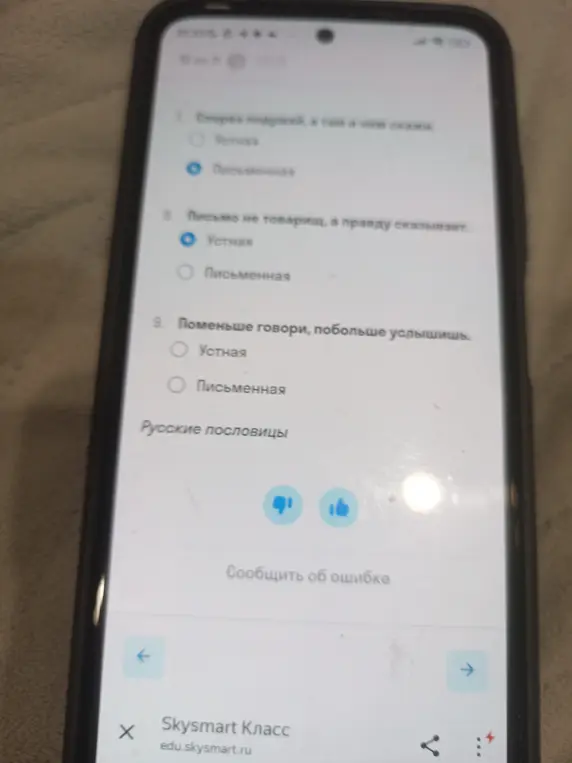 Реши задания про русские пословицы