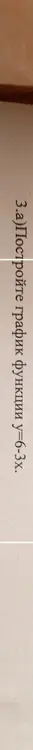 Мне нужно решить уравнение y = 6-3x