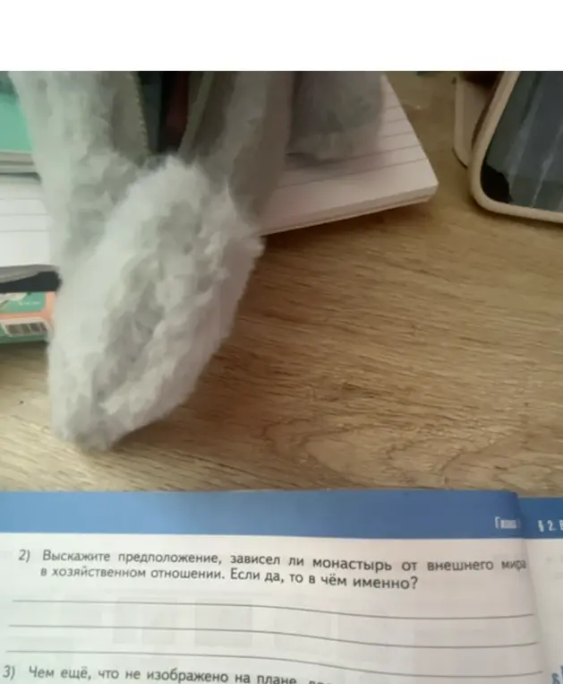 Выскажи предположение, зависел ли монастырь от внешнего мира в хозяйственном отношении