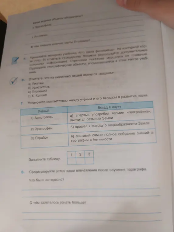 Ответь, кто из указанных людей является «лишним»