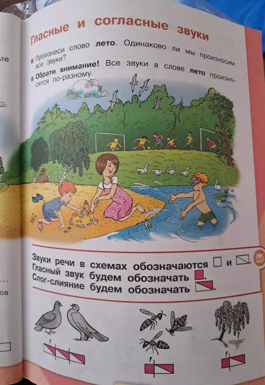 Объясни, почему звуки в слове "лето" произносятся по-разному