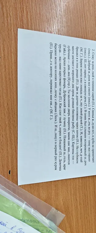 Определи, какие буквы нужно вставить на месте пропусков в словах с подчеркиванием в упражнении 2