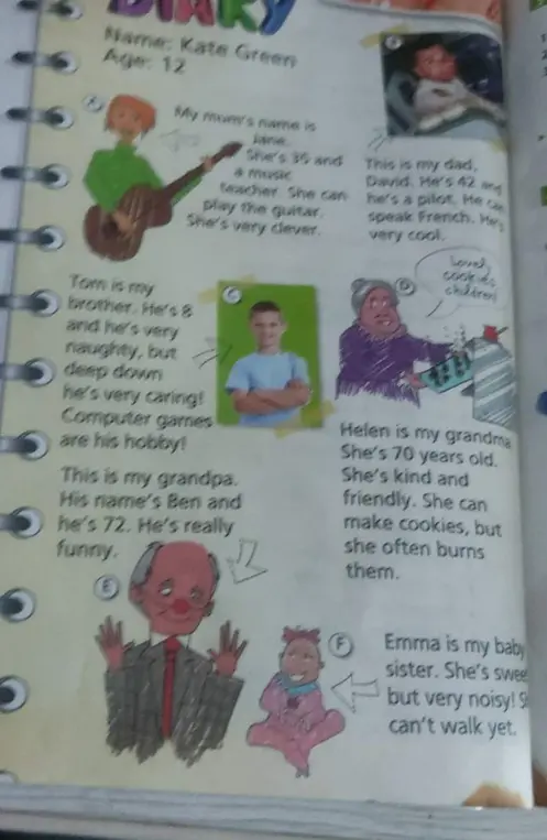 Проверь предложения T (True), F (False) или DS (Doesn't Say) по тексту: Jane can dance