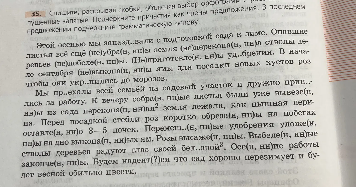Помоги с упражнением по русскому языку: нужно списать текст, раскрывая скобки, объяснить выбор орфограмм и расставить пропущенные запятые