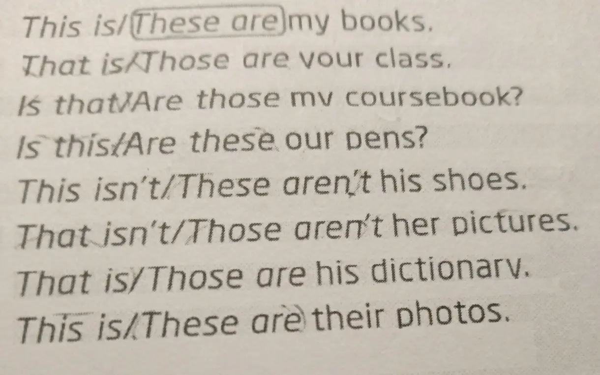 Как правильно выбрать вариант: this is/these are в предложении 'This is/These are my books'?