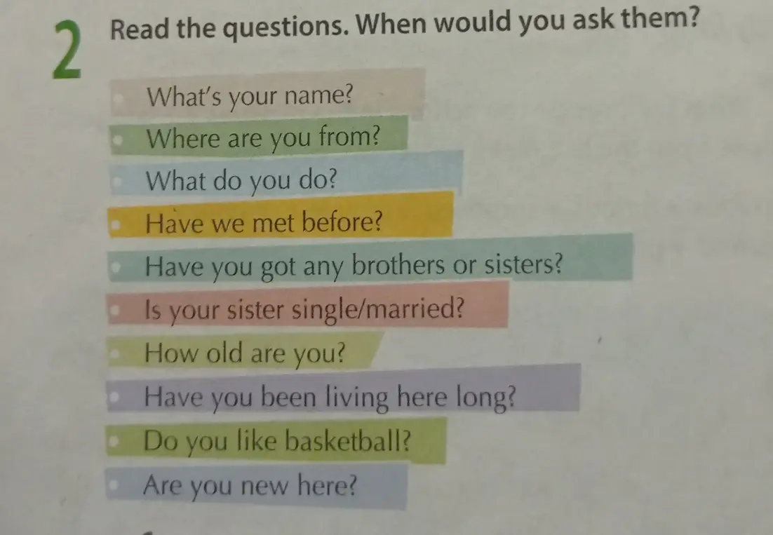 Когда уместно задавать вопрос "What's your name"?